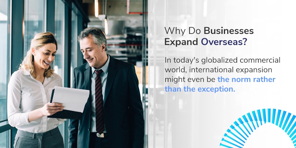 why do businesses expand overseas