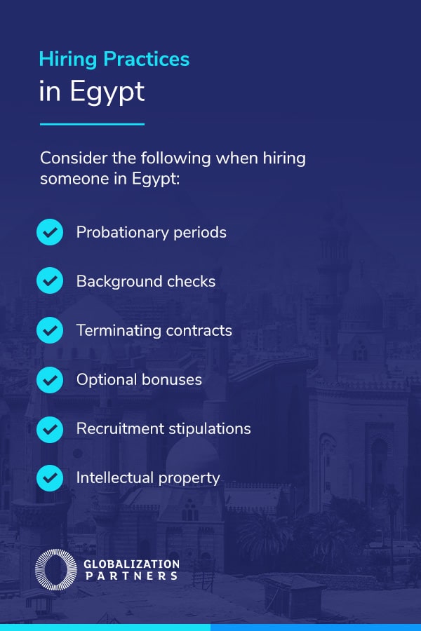 Hiring practices in Egypt