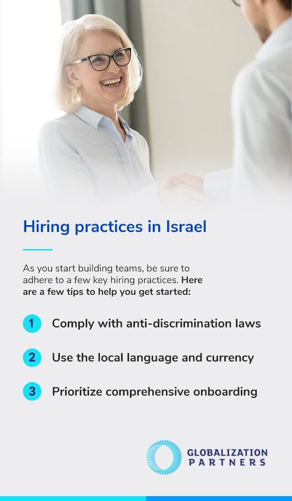 Hiring practices in Israel