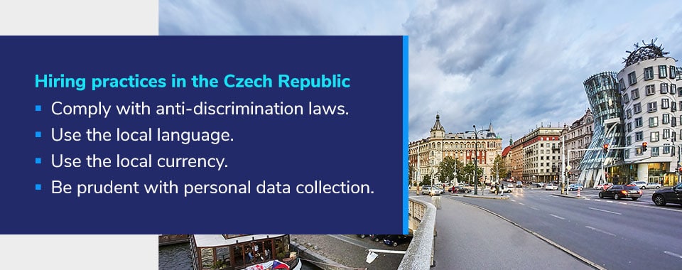 Hiring practices in the Czech Republic