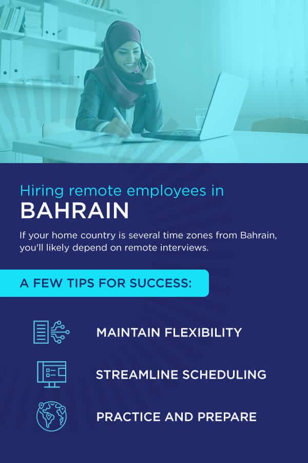 Hire remote employees in Bahrain