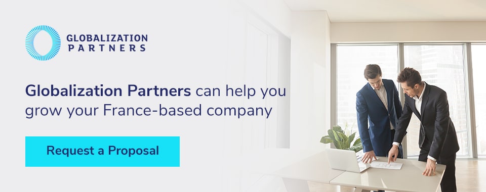 Globalization Partners can help expand your France-based company.