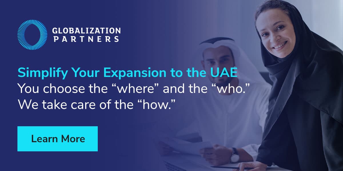 Simplify your expansion to the UAE with Globalization Partners