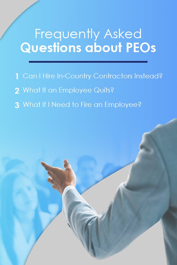 Frequently asked questions about PEOs