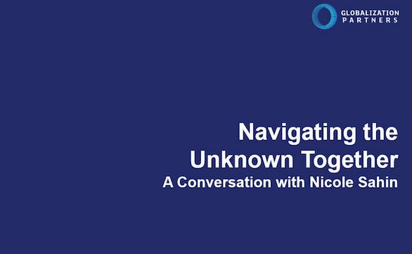 Navigating the Unknown Together: a Conversation with Nicole Sahin