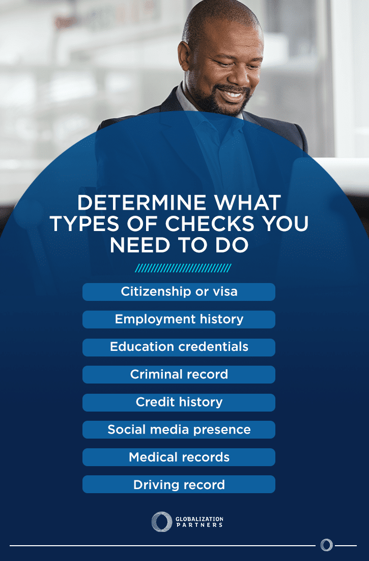 Determine What Types of Checks You Need to Do