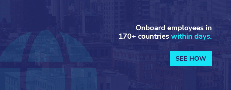 onboarding employees in over 170 countries