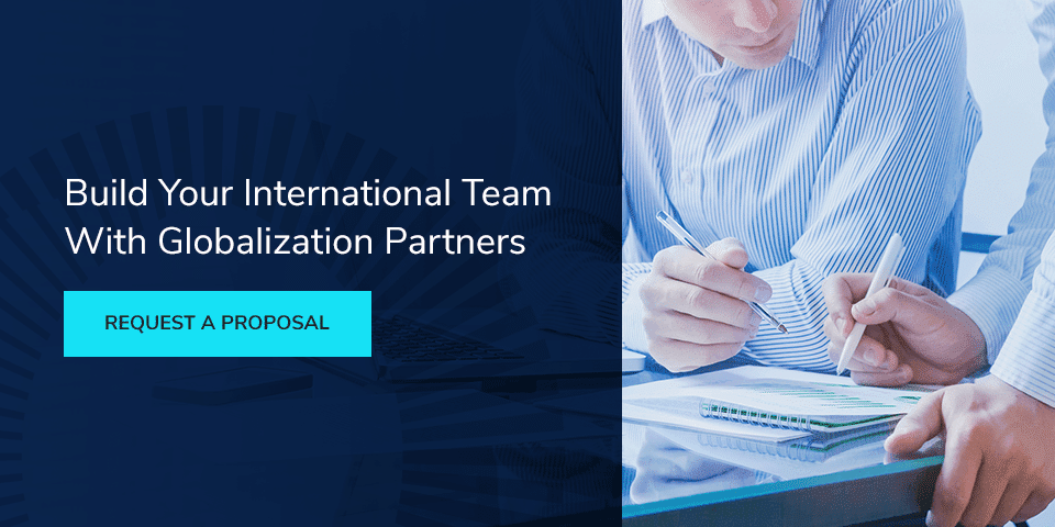 build your international team with globalization partners