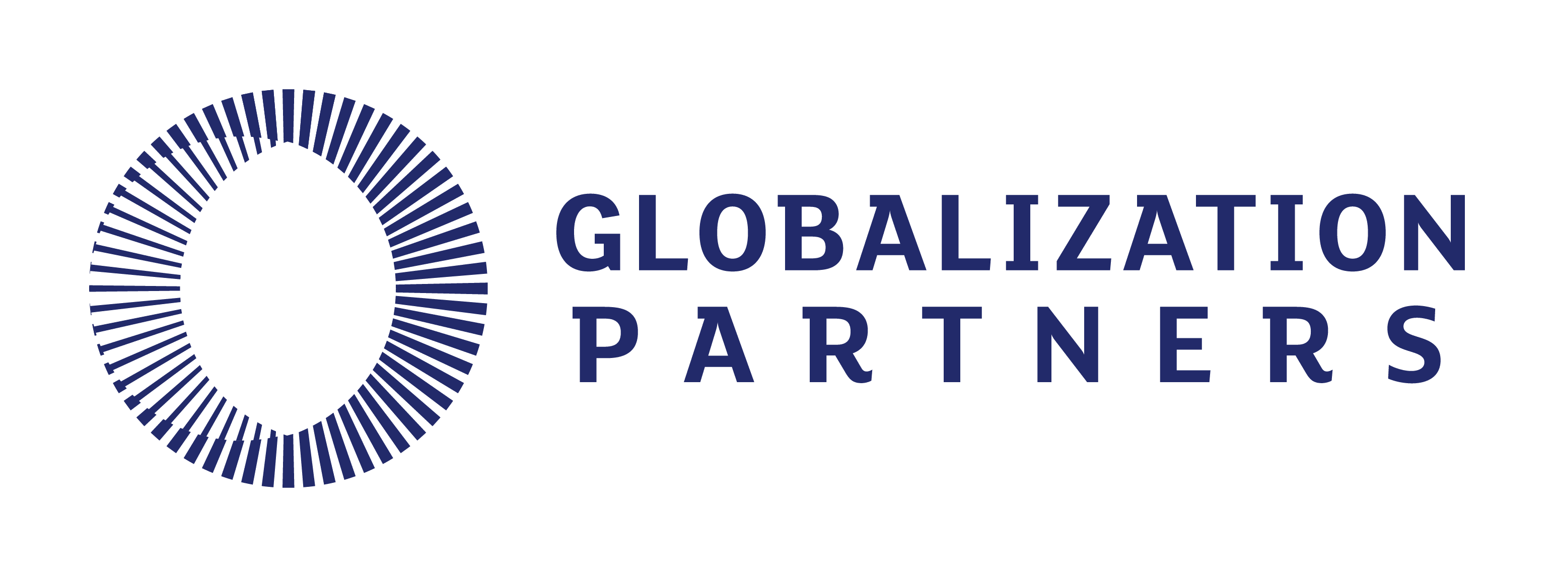 Globalization Partners Logo Horizontal One Color