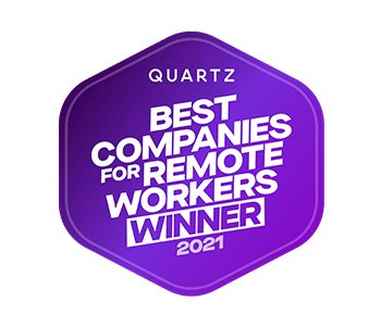 Award - Quartz Best Workplaces for Remote Workers