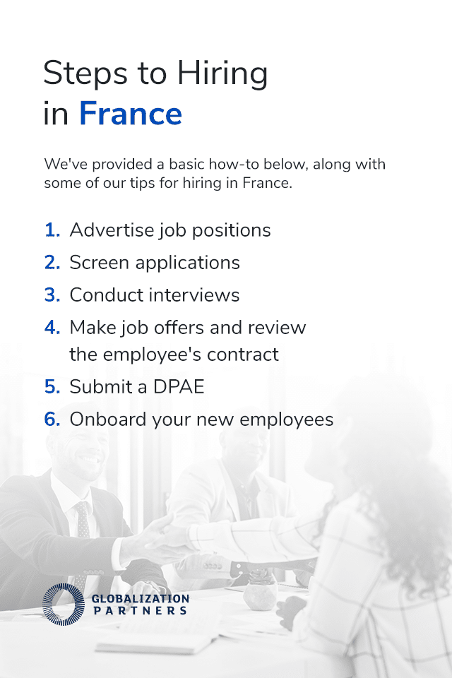 steps to hiring in france